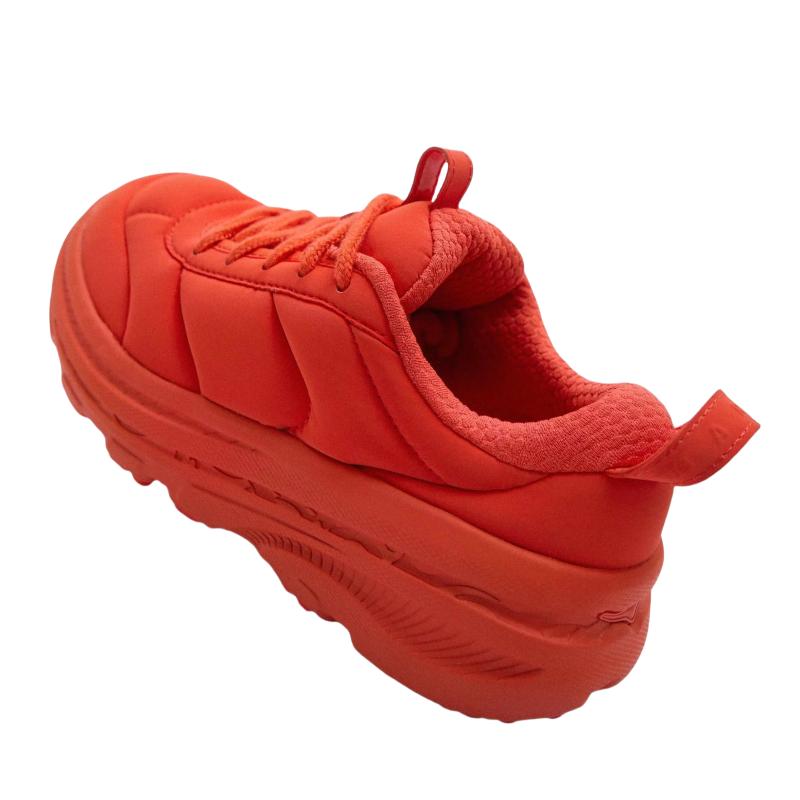 Marni X HOKA Bondi B3LS Poinciana Unisex Sneakers Red 1170631-PNCN