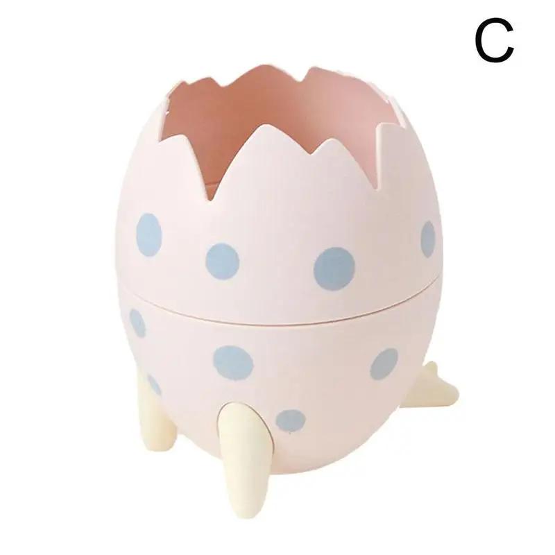 Novelty Cute Dinosaur Egg Plastic Pen Holder Stand Office Desk Organizer Pencil Pot Container Stationery Storage Box Kids Gift