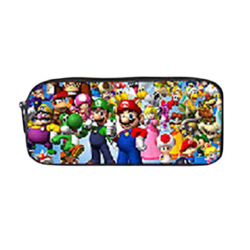 New Arrival Mario Cartoon Backpack For Elementary And Middle School Students Lunch Bag And Pencil Case Included