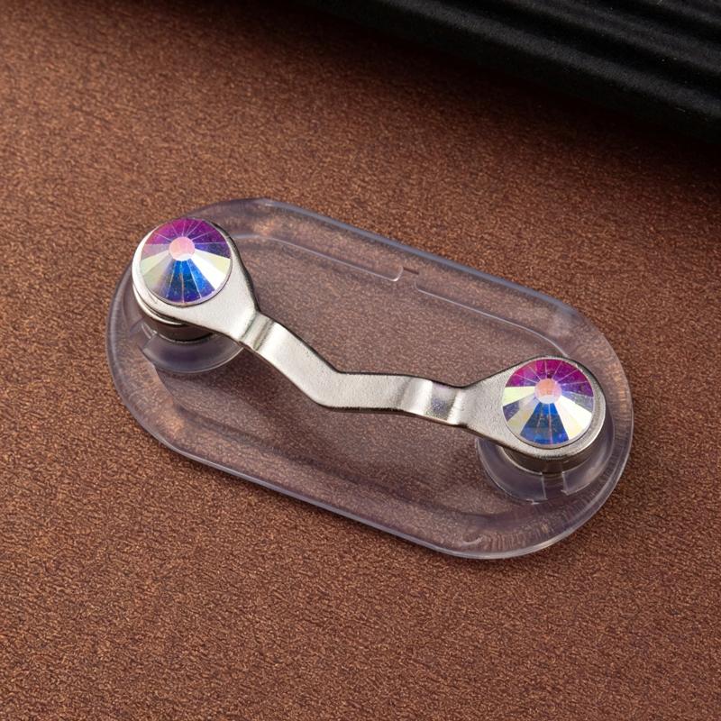Magnetischer Brillenhalter für Sonnenbrillen Abzeichen Hängender Headset-Anstecker Langlebiger Haken Mehrzweck-Magnetclip Für Brillen Abzeichen