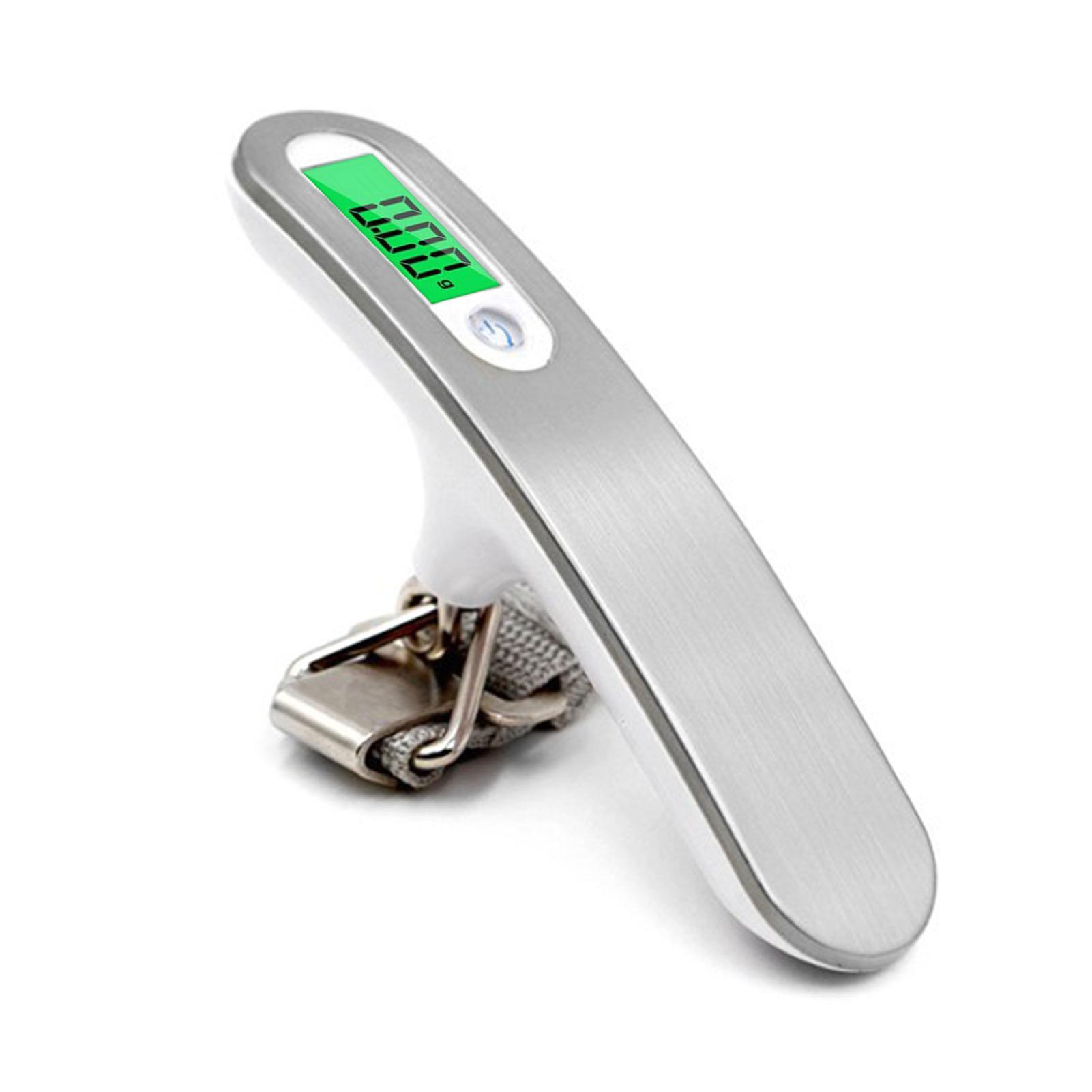 

110lbs Digital Luggage Scale Portable Handheld Travel Suitcase Weighing Scale with Webbing Strap for Outdoor