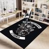 1pc Sons of Anarchy Themed Office Carpet Chair Mats - Durable Polyester Rug for Home Theater, Office, Dorm Room Decor - tA81
