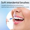 2-In-1 Multifunctional Dental Floss Stick High Elasticity Dental Floss Comfortable Soft Silicone Interdental Brush Oral Care