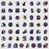 50Pcs Cosmic Cat Graffiti Stickers Creative Cats Cartoon Decal Diy Luggage Phone Guitar Scrapbook Waterproof Sticker Kid Toys