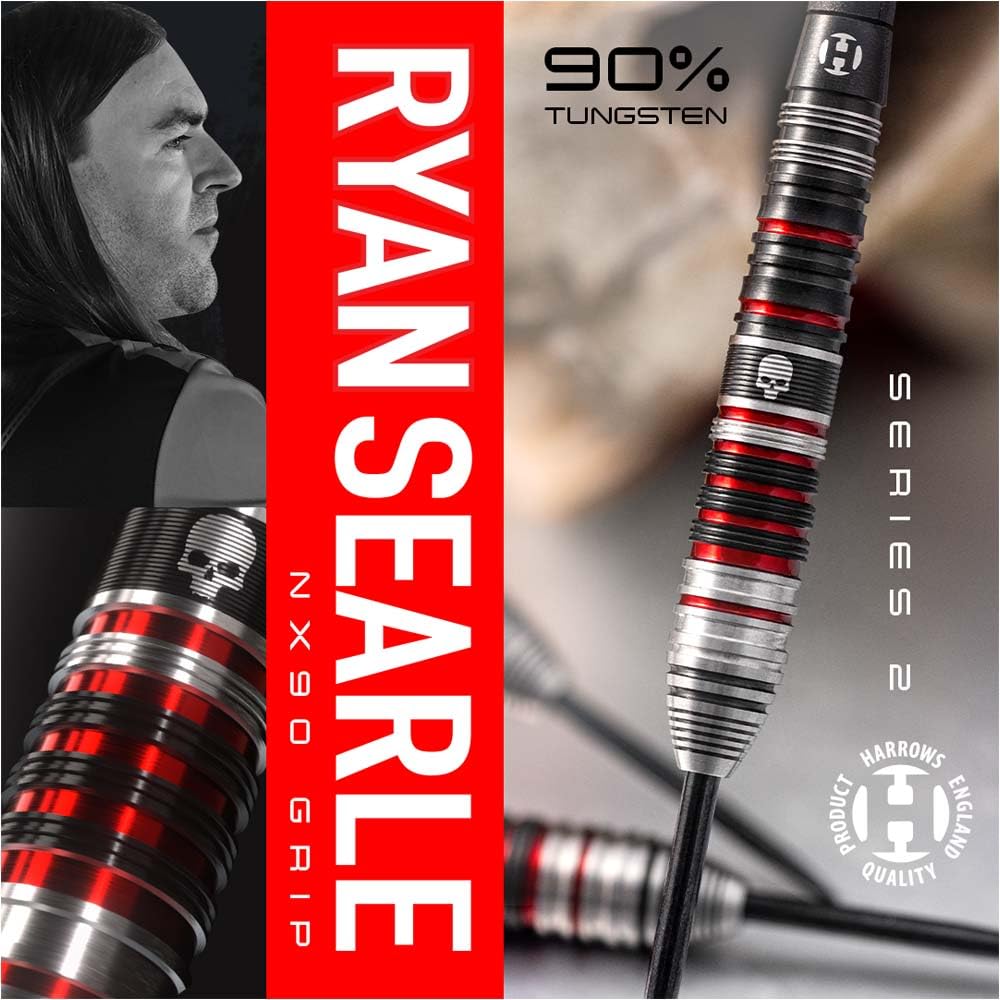 Harrows RYAN SEARLE RYAN SEARLE SERIES2 STEEL 32g Ryan Searle Player Model Darts Barrel Dart Set