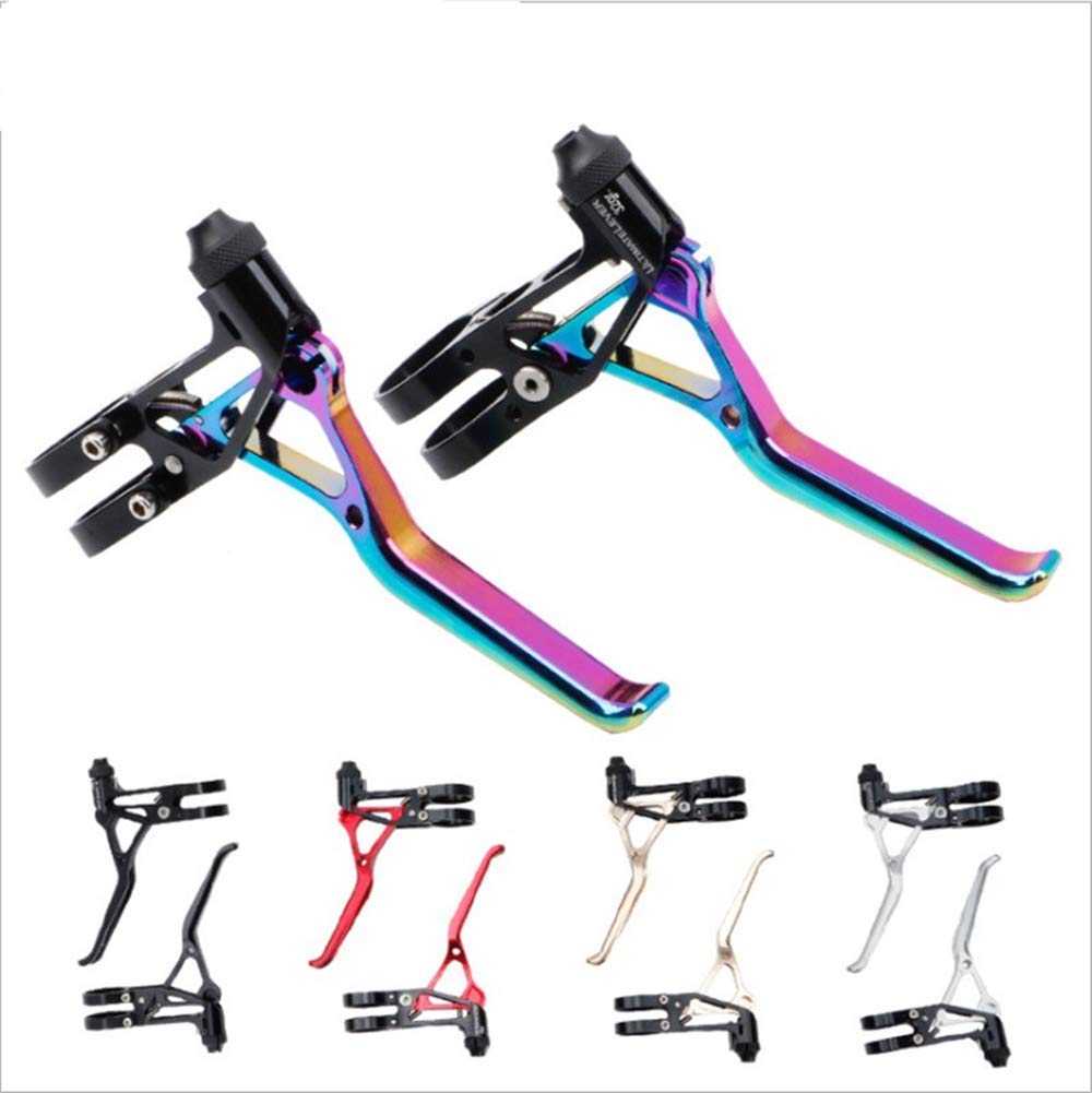 Litepro Handbrake V Brake Lever Ultralight CNC Folding Bicycle Road Bike BMX Mountain Bike V Brake Lever (Black)