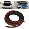 5M L-Shape Rubber Car Seal Door Strip Hood Trunk Edge Weatherstrip Moulding Trim