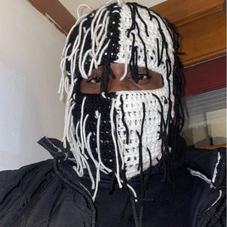 Purely handmade crocheted baby and children's hat with cute braided hat with ins style braid