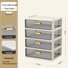 Multi-layer Desktop Organizer: Drawer-Type Storage Box for Office Supplies, Stationery, and Cosmetics