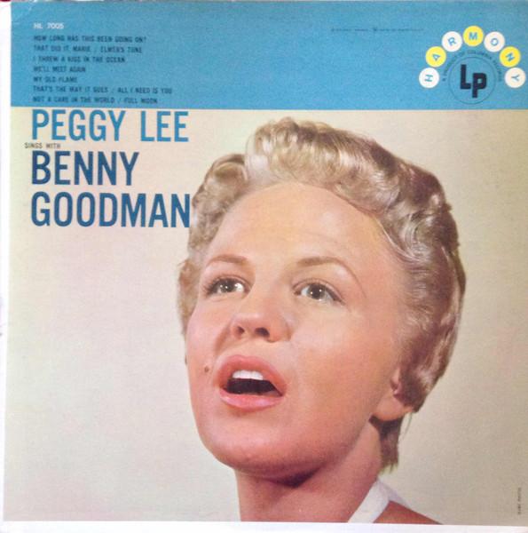 

LP Record PEGGY LEE BENNY GOODMAN Peggy Lee Sings With Benny Goodman HL7005 HARMONY US Jazz Used