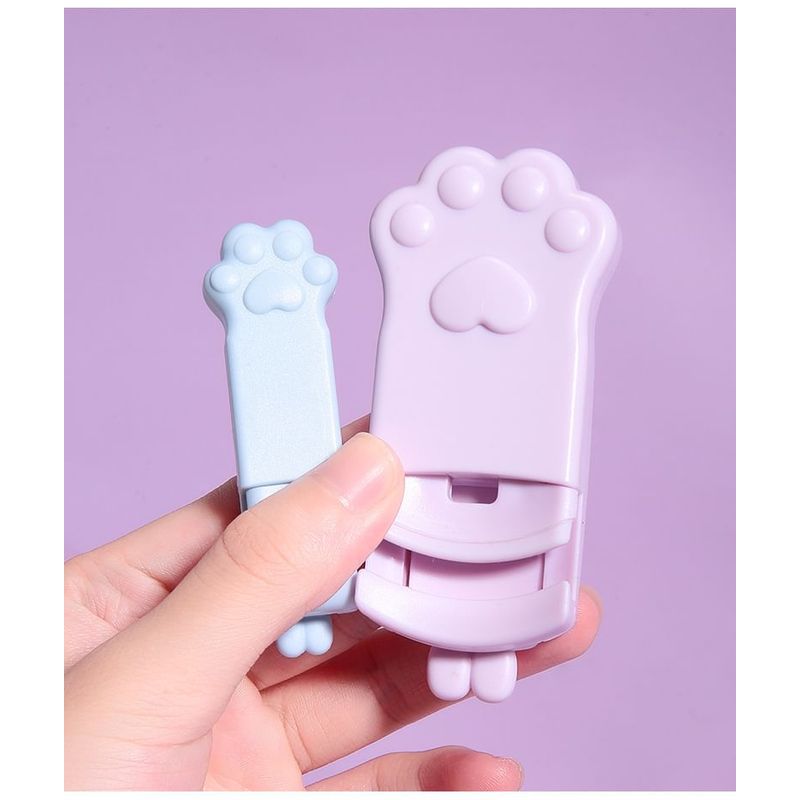 YOUSHA - Set of 2: Cat Paw Plastic Eyelash Curler (Various Designs)