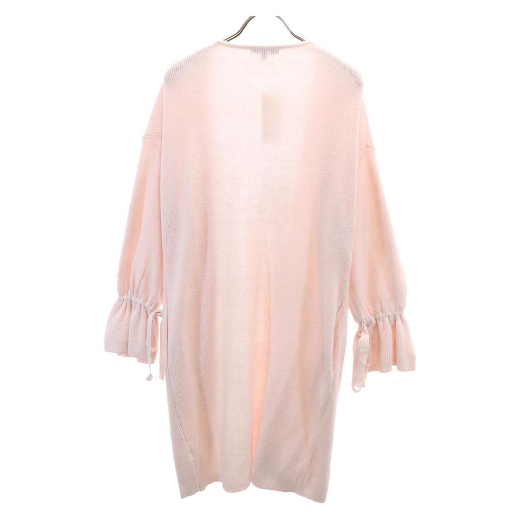 unused rienda Long sleeve long knit cardigan S pink Women Used