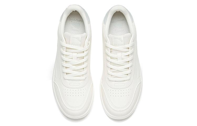 Anta Cushioning Slip Resistant Low Top Skateboard Shoes Women's White