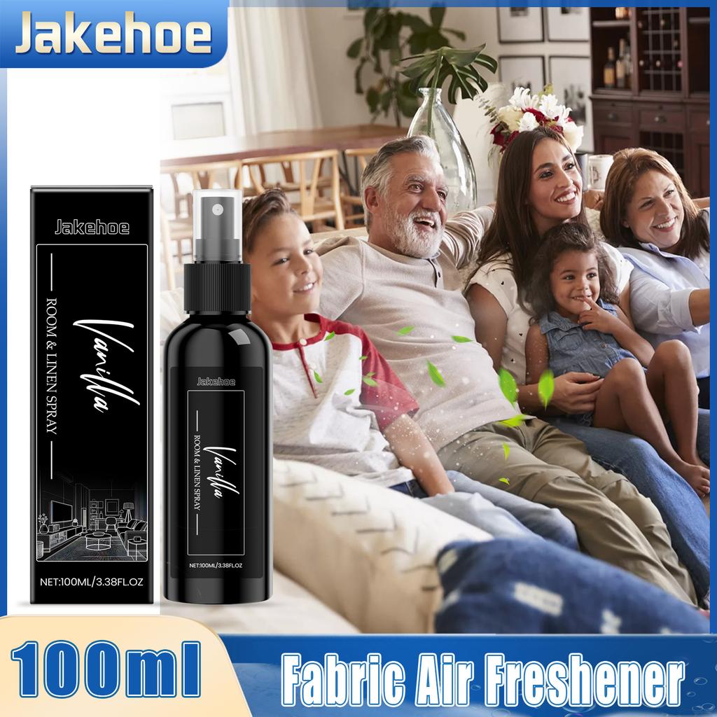 Natural Fabric Spray Long-Lasting Fragrance With Vanilla Essence Odour-Eliminating Portable Air Freshener For Hotels And Homes