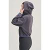 Huit 26ss Washed Half Open Hoodie Sweatshirt Htwtp6i04t
