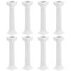 8 Pcs Roman Pillar Cake Stand Cakes Desert Table Display Decorate Small Wedding Supports Plastic Column Baby Separator Rod