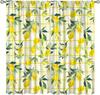 Erdbeer Frucht Blume Niedliche Vorhänge Groovy Funky Trendige Blumenbedruckte Stangentasche Fensterbehänge für Mädchen Schlafzimmer Wohnzimmer