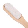 Foot File Dead Skin Callus Removing Pumice Stone Foot Pedicure Tool with Wooden Handle