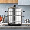 Zhi Shi Stainless Steel Double Layer Steamer