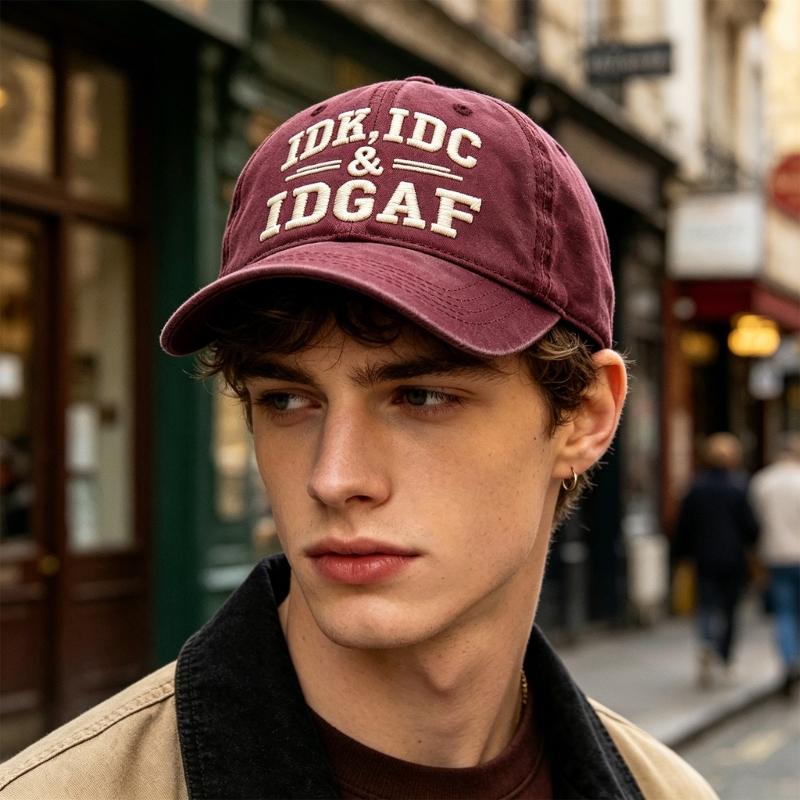 Cappellino da Baseball Unisex in Cotone alla Moda Cappello da Sole da Esterno con Cinturino Regolabile e Design Traspirante Circonferenza Testa 55-60cm