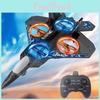 Channel 6 Rc Aircraft Stunt Radio Control Plane Jet Fighter Ready To Fly Toy