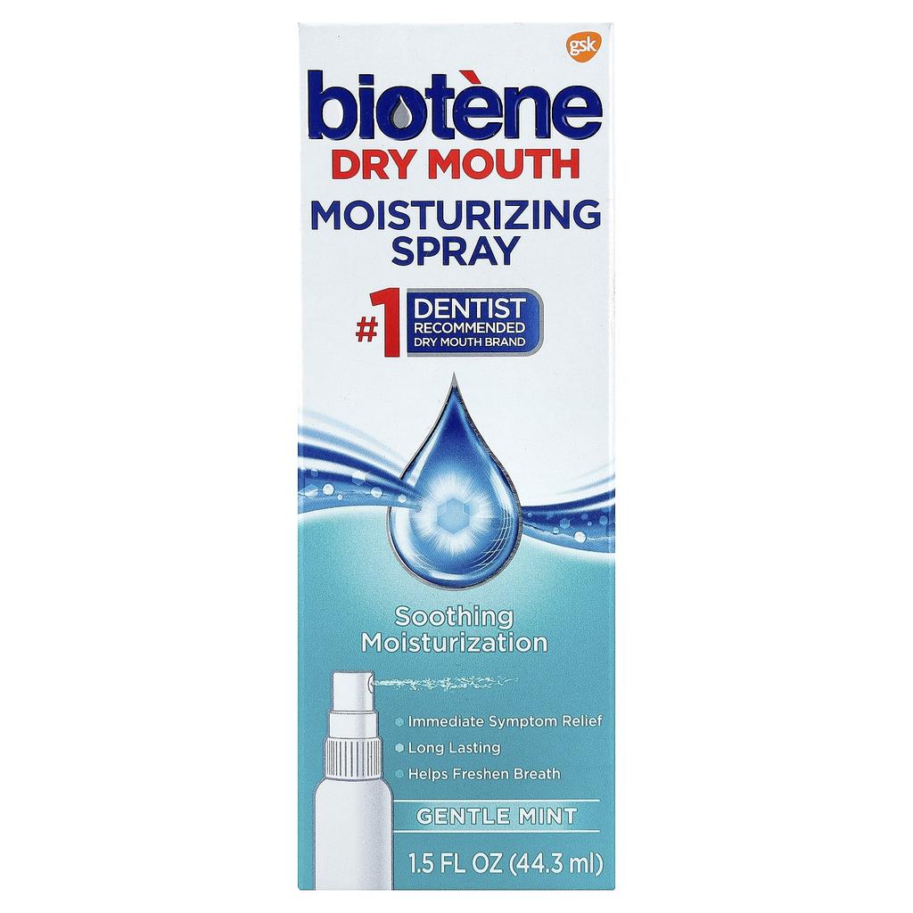 Moisturizing Spray for Dry Mouth, Gentle Mint, 44.3 Ml (1.5 Fl Oz)