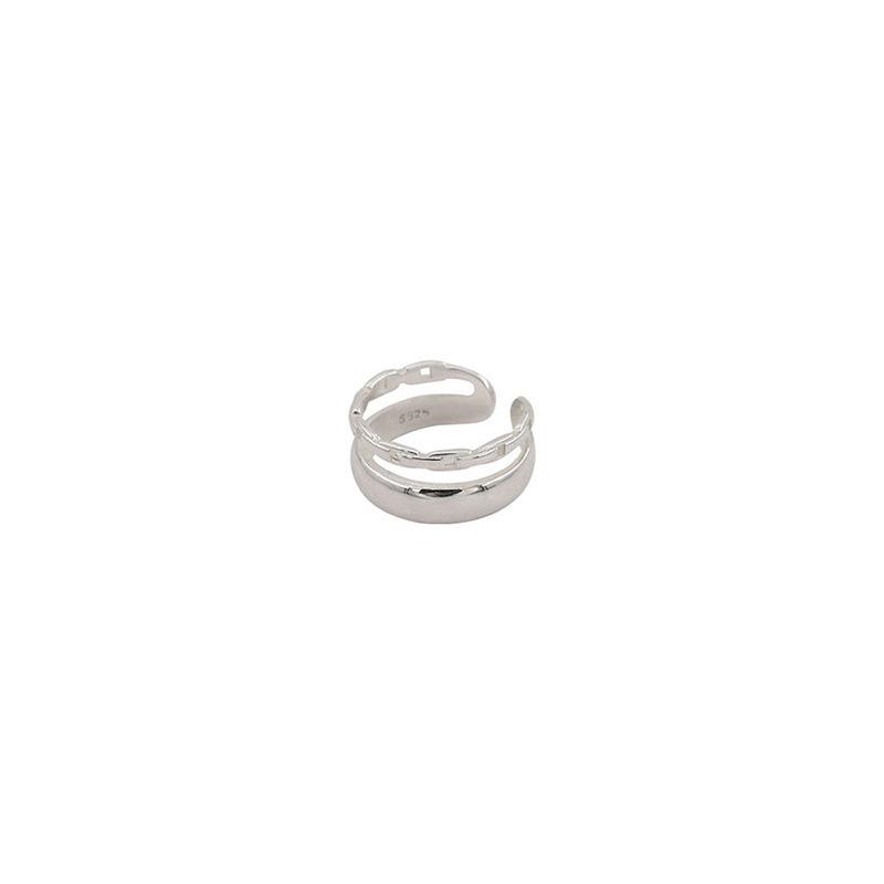 Fashion Stylish Korean Open Adjustable Ring For Women Featuring Elegant Cow Design Pattern