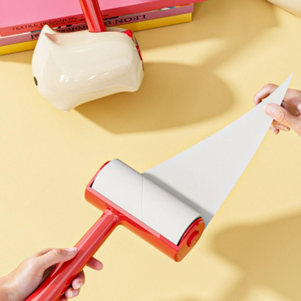 Tierhaarentferner Kleberolle Abreißbare Fusselrolle Tragbarer Fusselentferner für Zuhause und Reise