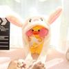 New Style Cute Funny Rabbit Hat Moving Bunny Ears Soft Plush Cap Toys Gifts