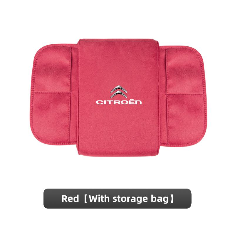 Suede Car Interior Armrest Box Mat Center Console Accessories For Citroen C1 DS3 C2 C3 Vts C4 Saxo C4L C5 C6 C8 Xsara C3-XR SEGA ajx256