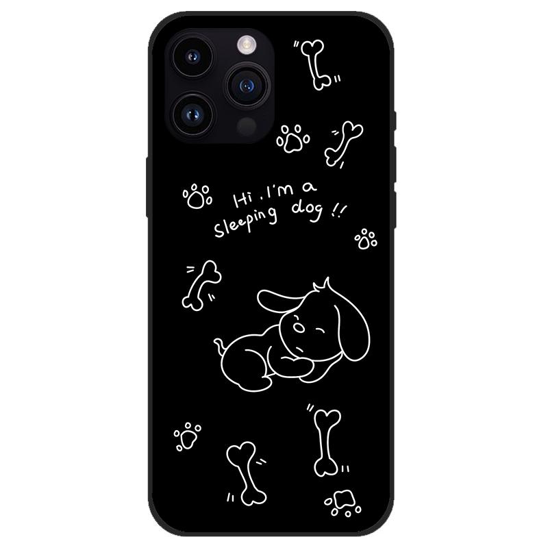 Cases For Apple iPhone15/15Pro/15Plus/15Max Unique Design Soft Silicone black Anti Drop Phone Cover For iPhone 15 Pro max