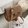 Small Bag For Women, Korean  Small Square Bag, Wide Shoulder Strap, Fashionable And Versatile Single Shoulder Crossbody Bag
