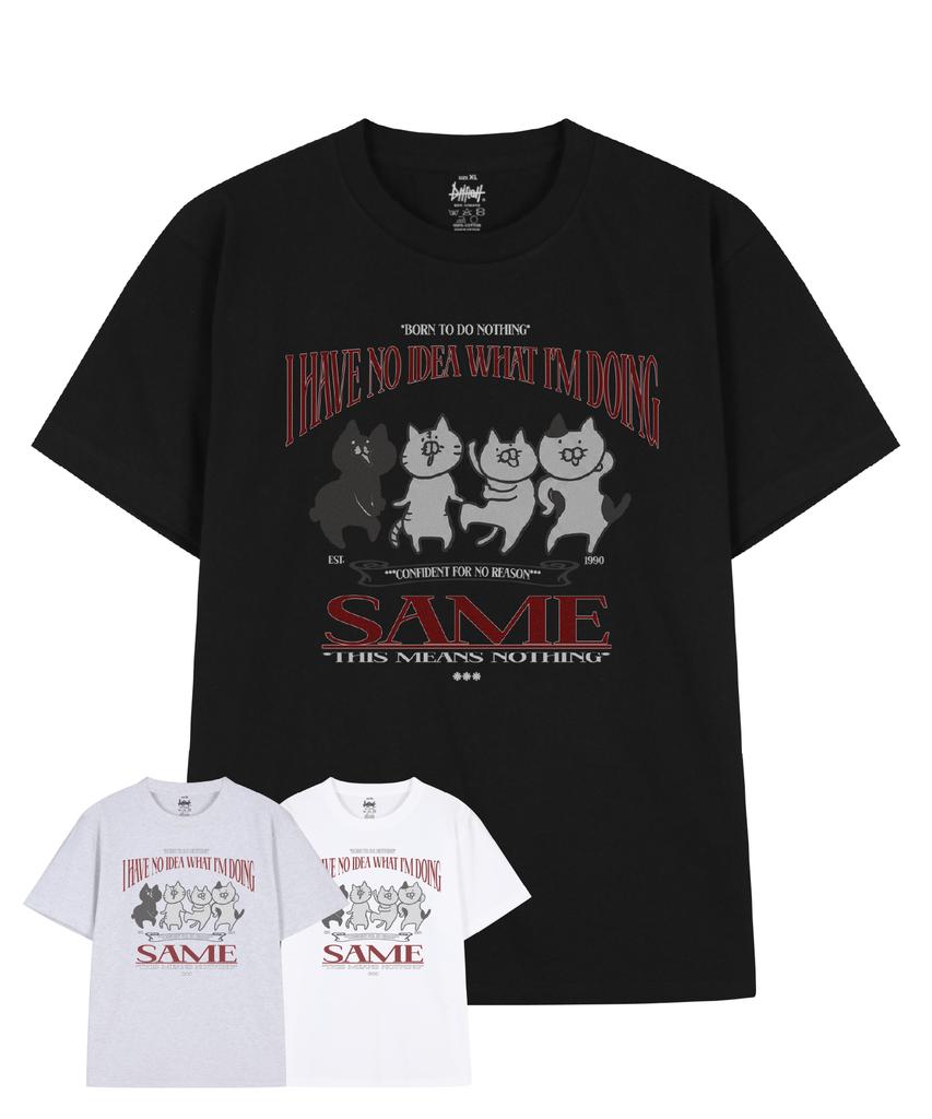 DRIFTOUT Born To Do Nothing Cat Short Sleeve T-Shirt (3 Colors)
