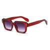 European and American vintage square frame sunglasses with new rivet design are simple and stylish UV-blocking sunshades