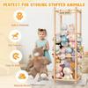 Stuffed Storage With High Large Capacity Plush Sturdy Solution Child - Wooden Material Ideal for Playroom Bedroom