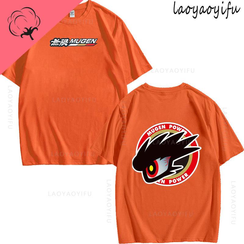 JDM Modified Car MUGEN POWER Theme 100Cotton Summer TShirt Printed Fashion Mens Womens Fashion High Quality Oneck Casual