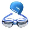 Yuke High-Definition Anti-Fog Prescription Swimming Goggles with Earplugs for Men and Women.