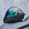 DOT ECE Certified Full Face Motorcycle Helmet Men Women Flip-Up Design ABS Shell All Season Use