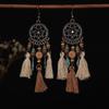 Bohemian Ethnic Tassel Earrings - Tribal Style for Holiday Travel Photography