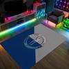 Brighton & Hove Albion Football Design Crystal Velvet Carpet Cozy Non?Slip Printed Rug For Bedroom Living Room Entrance
