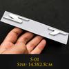 Metal 3D Car Rear Trunk Stickers For Charger Srt Emblem Badge Sxt Challenger Durango Viper Caliber Grill Emblem Badge Decoration