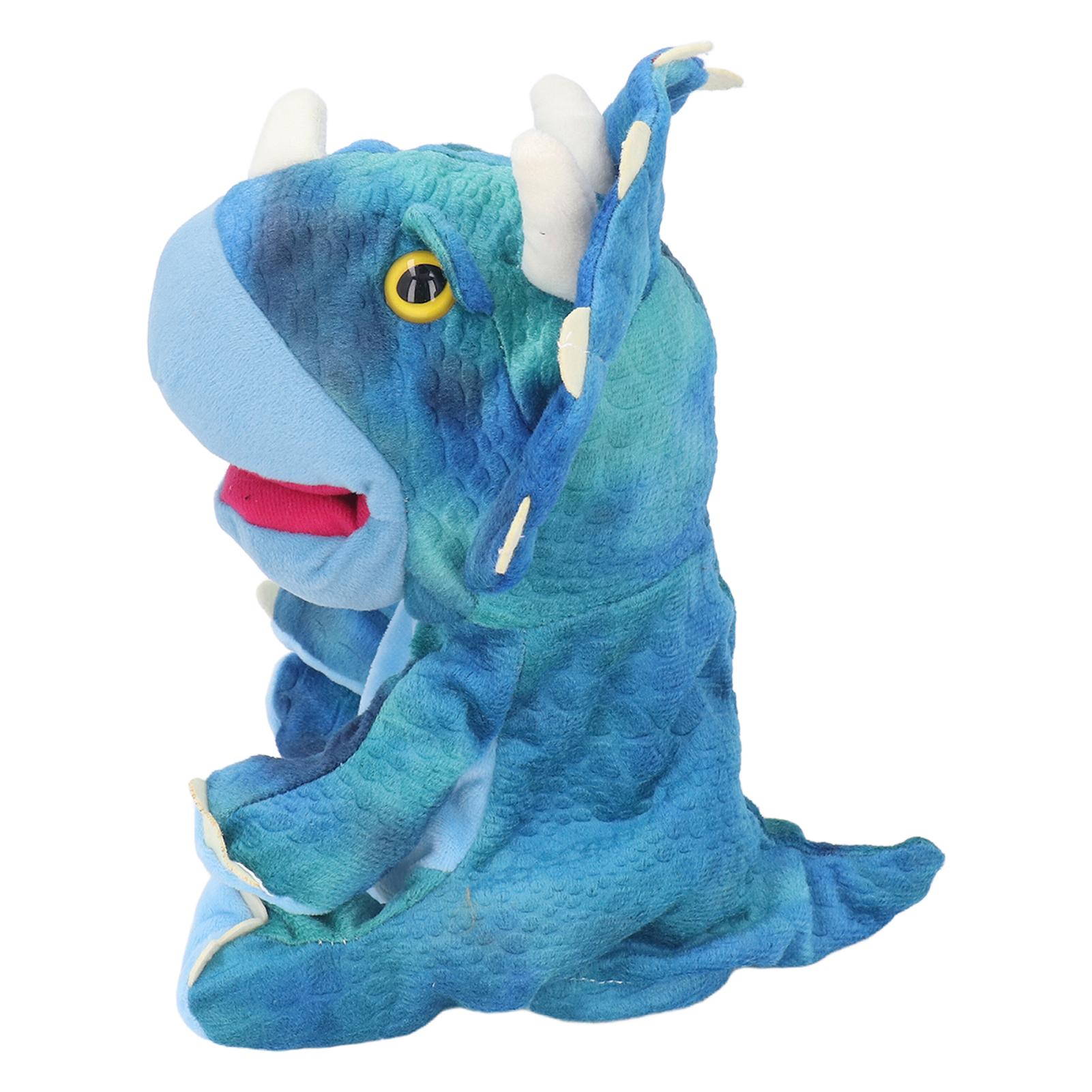Animal Hand Puppet Stuffed Animal Hand Puppet Soft Cute Plush Toy with Open Movable Mouth