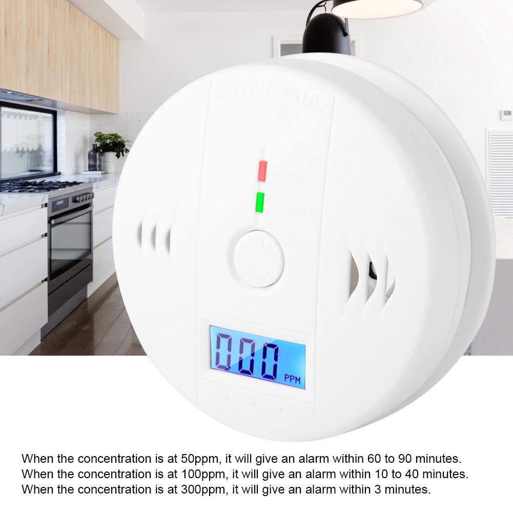 High Quality Carbon Monoxide Alarm CO Smoke Intelligent Sensor Poisoning Gas Warning Detector