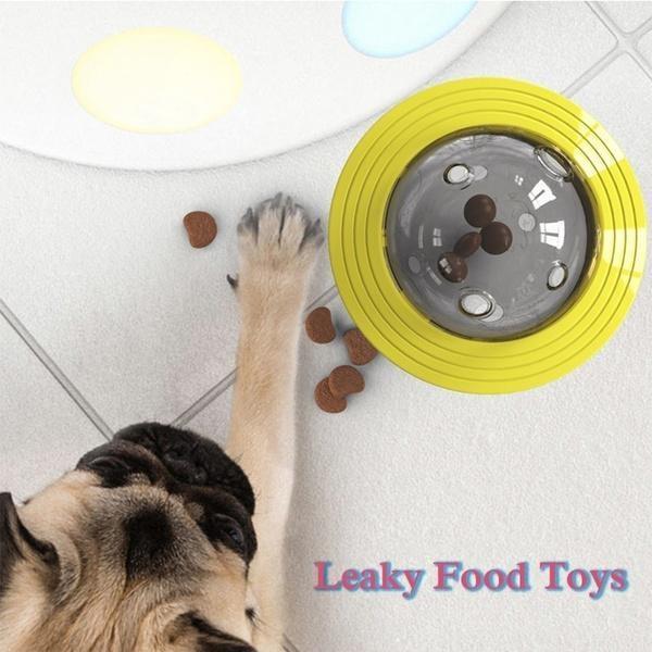 Pet Bite-resistant Flying Disc Dog Toy Flying Saucer Leaking Food Ball Educational Toy Dog Supplies