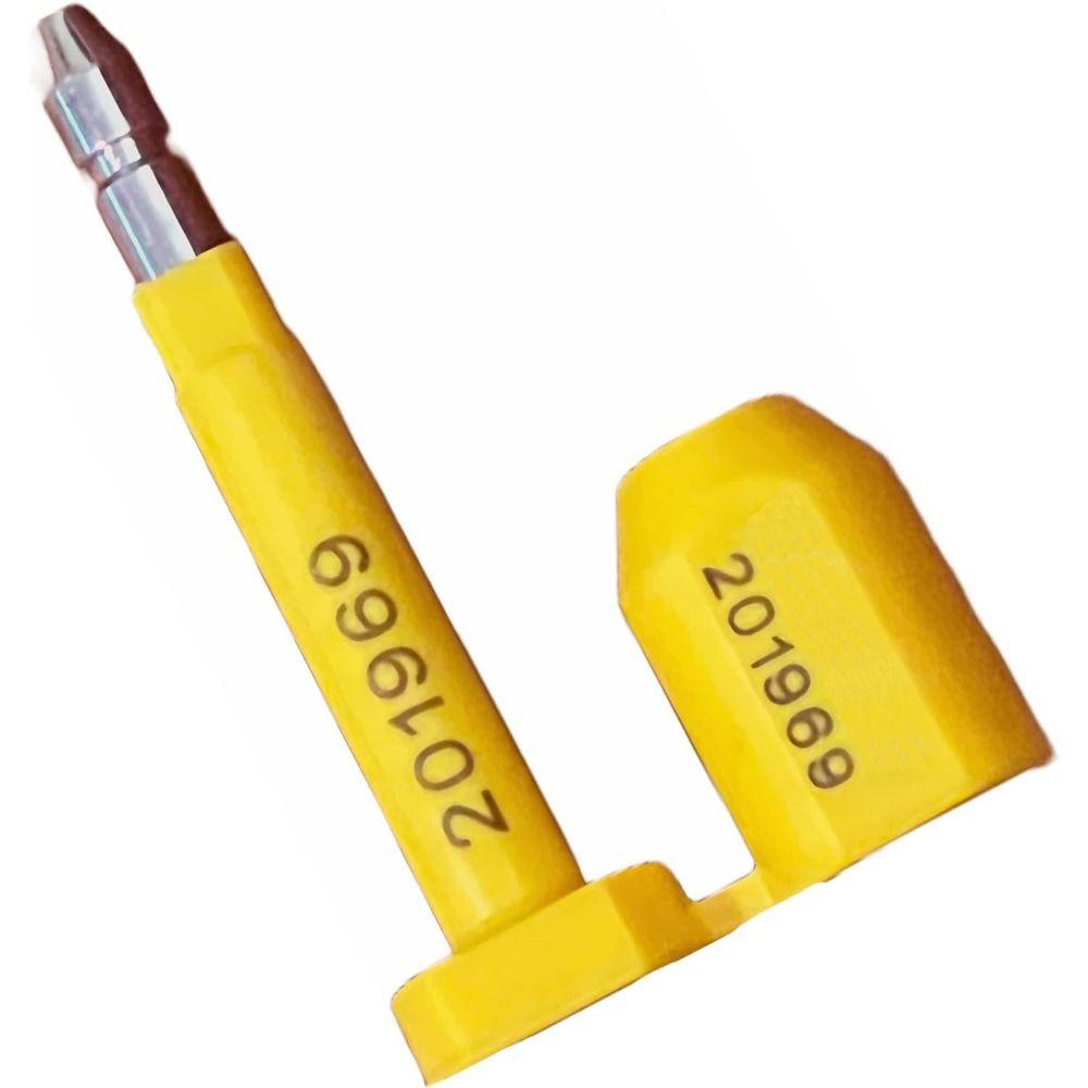 

10 упаковок желтых замков для транспортных контейнеров, стальные металлические уплотнения для прицепов, автомобильные замки, контейнеры