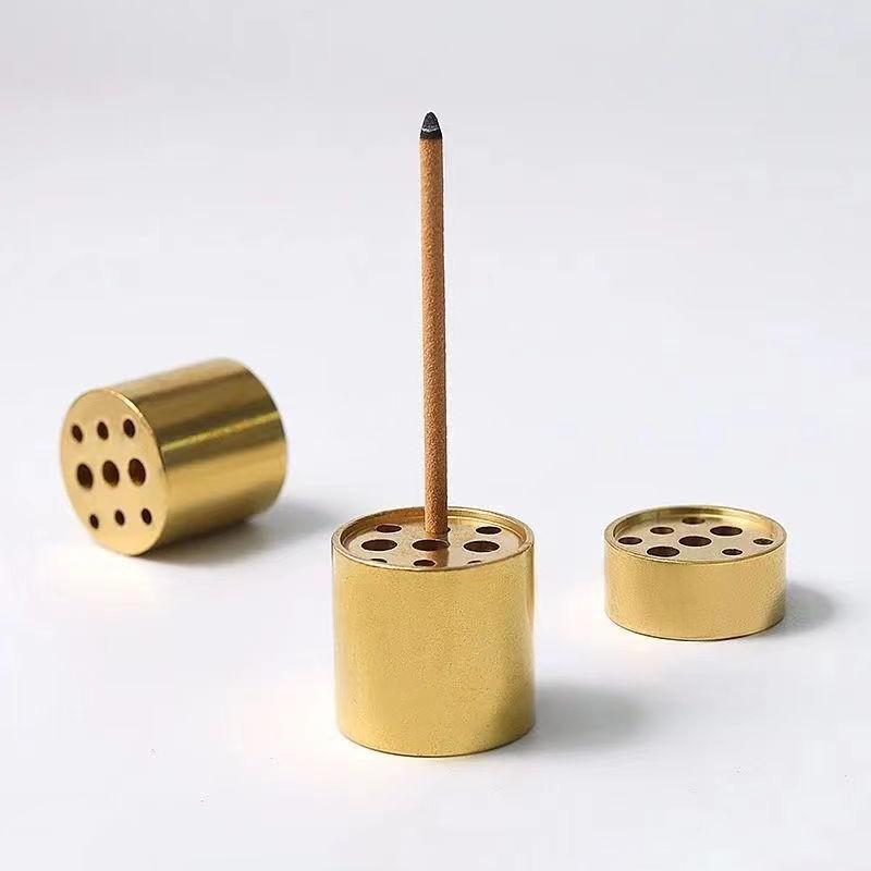 1pc 9-Hole Incense Holder Universal Incense Stick Burner Base For Spiritual Prayer Meditation Home Office Decor