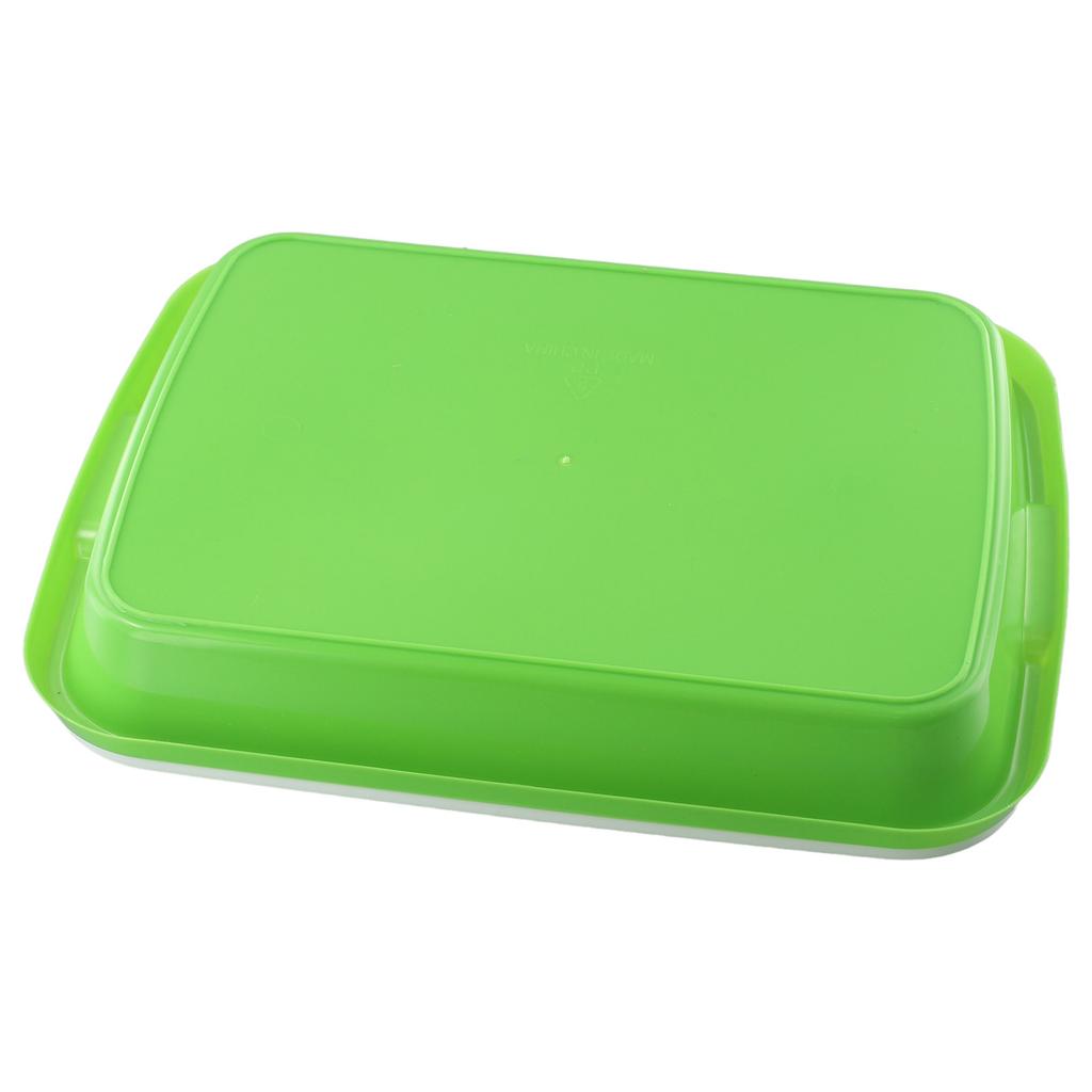 Microgreens Plate Water Planting / Germinate Tray For Sprouts Hydroponics System Germination Tray Nursery With Lid Kits