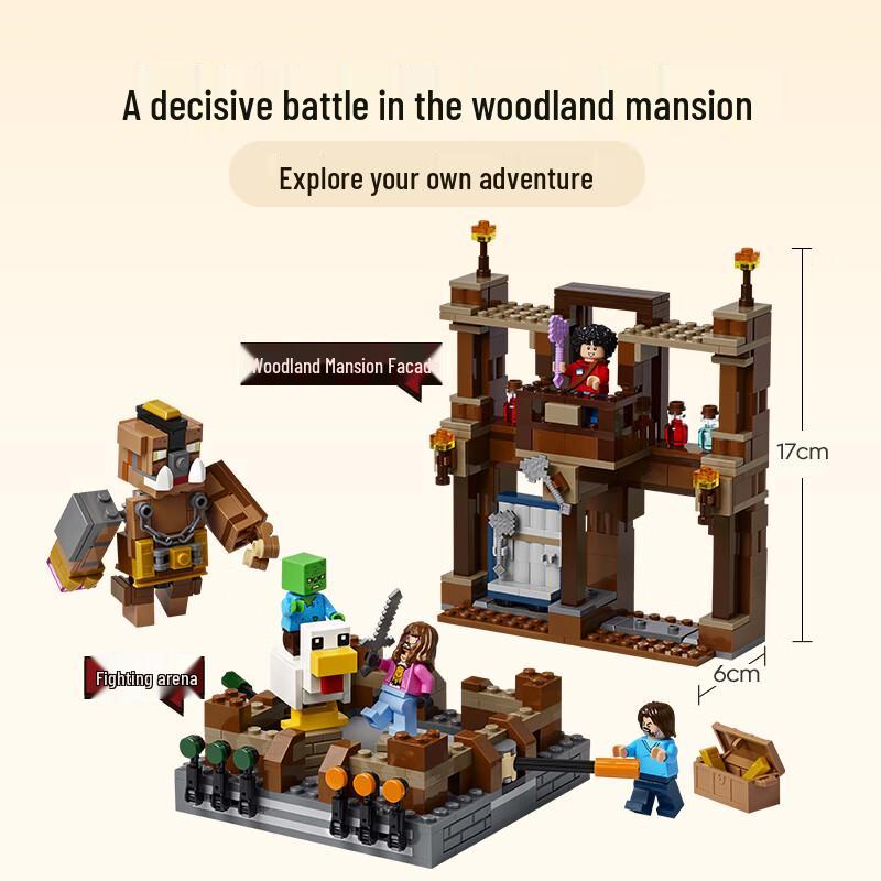LEGO Minecraft Woodland Mansion Arena Building Set