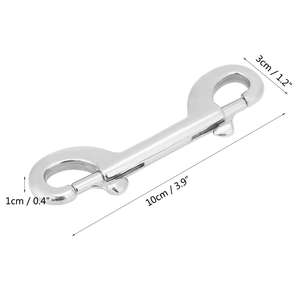 KEEP DIVING316 Edelstahl Doppelend-Tauchkarabiner für BCD