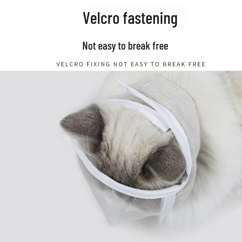 Transparent Cat Eye Mask: Breathable, Anti-Lick, Anti-Bite, and Cleaning Mask for Pets